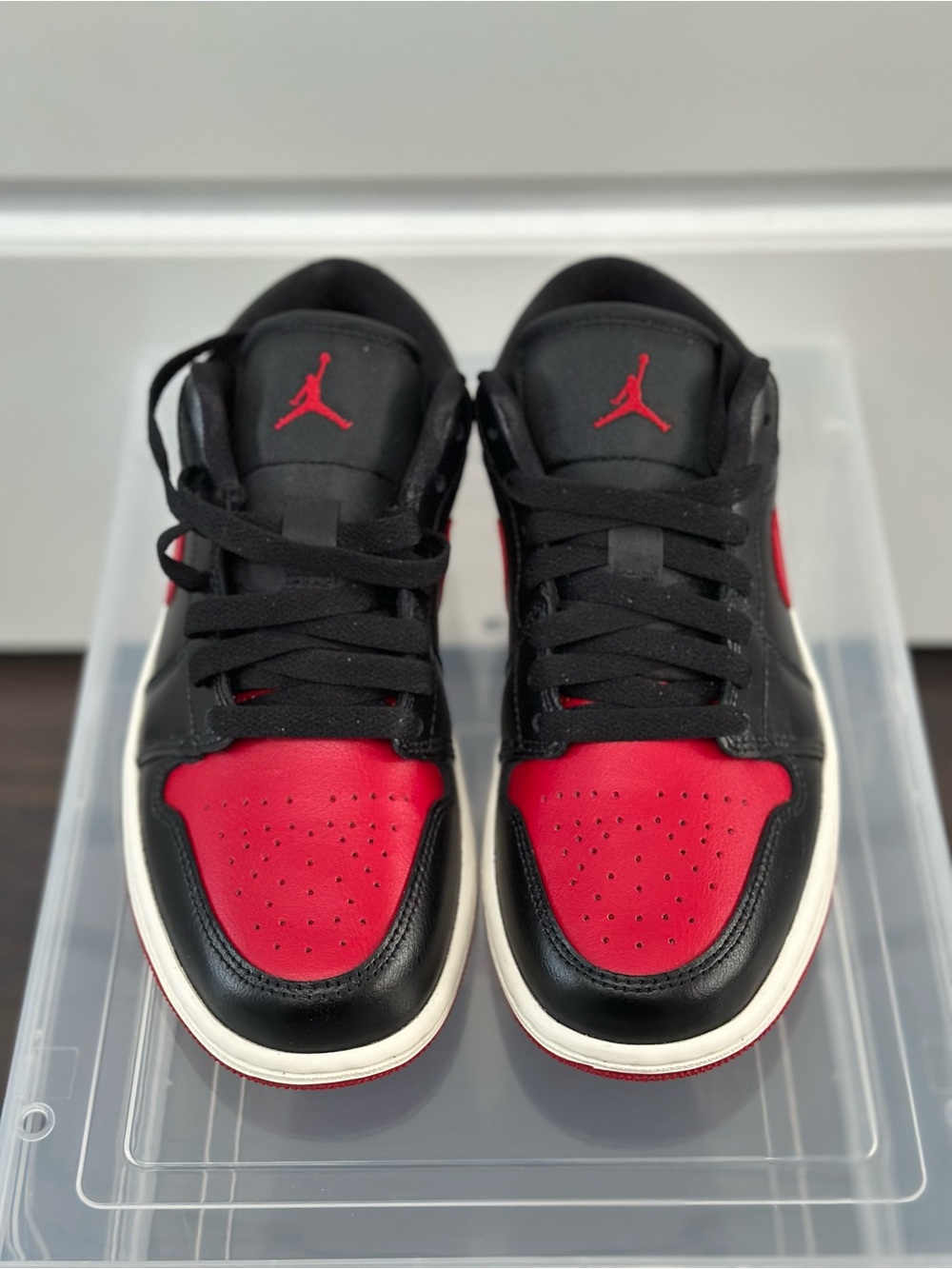 Nike Air Jordan 1 Low Retro Black/Red Women Size 6
